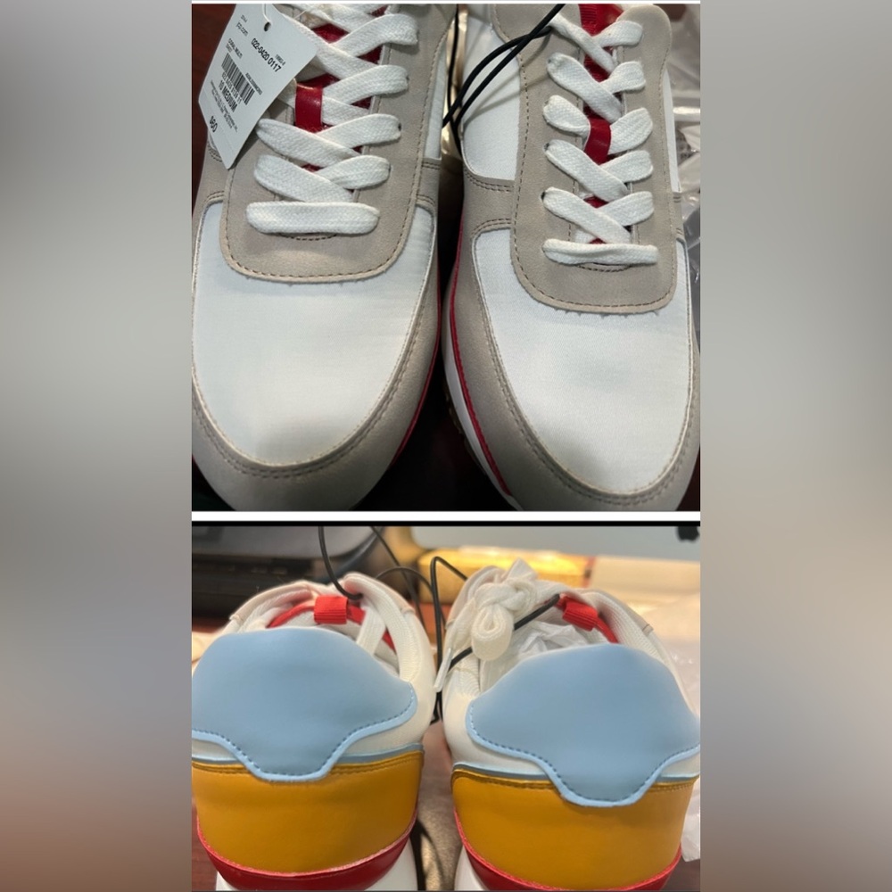 Colorful Sneakers with White Laces